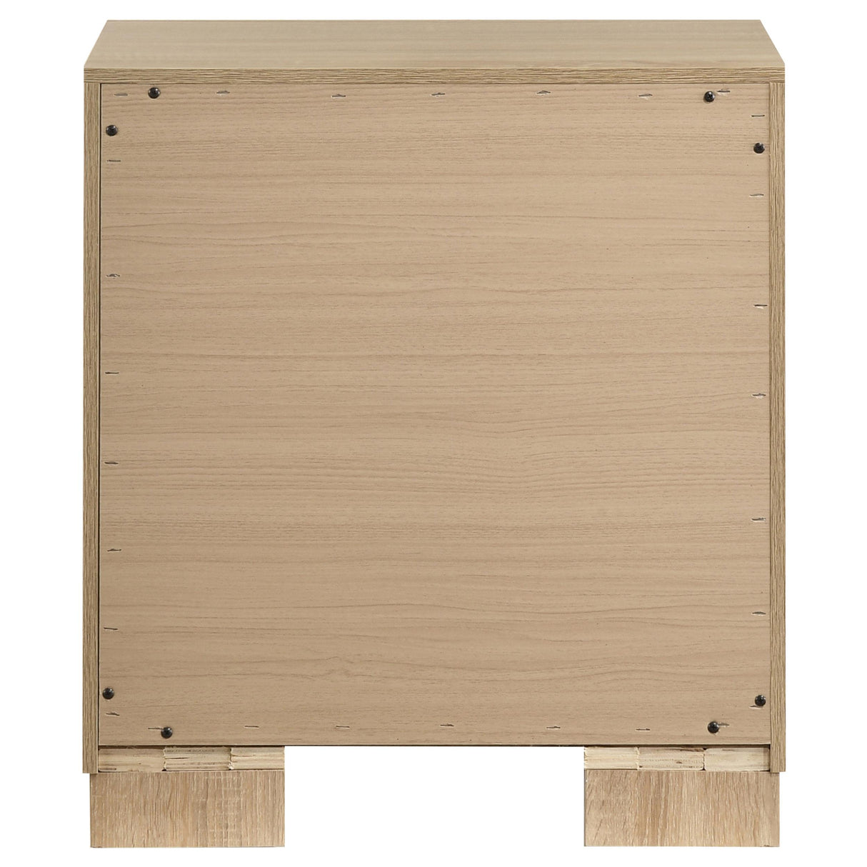  Coaster Furniture Arielle 223112 2-drawer Bedroom Nightstand with Casters - Light Oak IMAGE 7