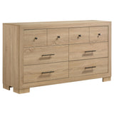  Coaster Furniture Arielle 223113 6-drawer Bedroom Dresser Cabinet - Light Oak IMAGE 1