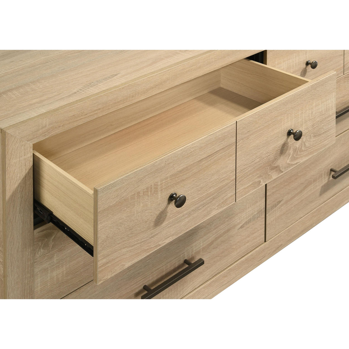  Coaster Furniture Arielle 223113M 6-drawer Bedroom Dresser with Mirror - Light Oak IMAGE 6