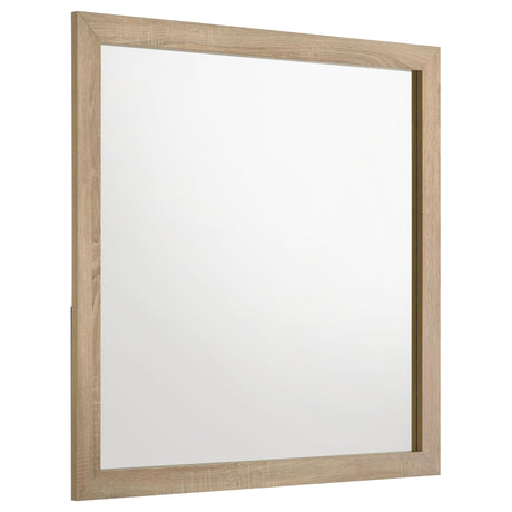  Coaster Furniture Arielle 223114 Dresser Mirror - Light Oak IMAGE 1