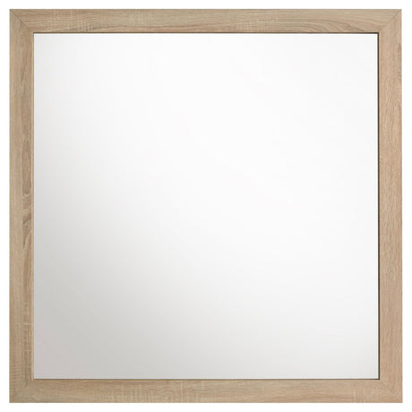  Coaster Furniture Arielle 223114 Dresser Mirror - Light Oak IMAGE 2