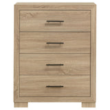  Coaster Furniture Arielle 223115 4-drawer Bedroom Chest - Light Oak IMAGE 5