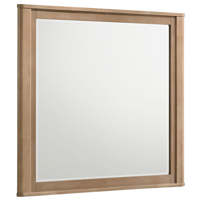  Coaster Furniture Leanne 223134 Dresser Mirror - Light Oak IMAGE 1