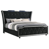  Coaster Furniture Lorient 223161KW California King LED Upholstered Bed - Black IMAGE 11