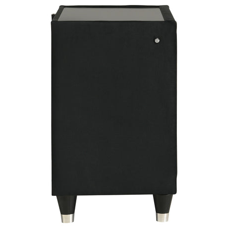  Coaster Furniture Lorient 223162 2-drawer LED Nightstand with USB - Black IMAGE 10