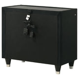  Coaster Furniture Lorient 223162 2-drawer LED Nightstand with USB - Black IMAGE 7
