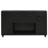  Coaster Furniture Lorient 223163FB 8-drawer LED Bedroom Flame Box Dresser - Black IMAGE 4