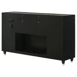  Coaster Furniture Lorient 223163FB 8-drawer LED Bedroom Flame Box Dresser - Black IMAGE 7