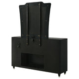  Coaster Furniture Lorient 223163FBM 8-drawer LED Flame Box Dresser and Mirror - Black IMAGE 6