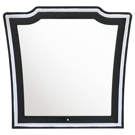  Coaster Furniture Lorient 223164 LED Dresser Mirror - Black IMAGE 1