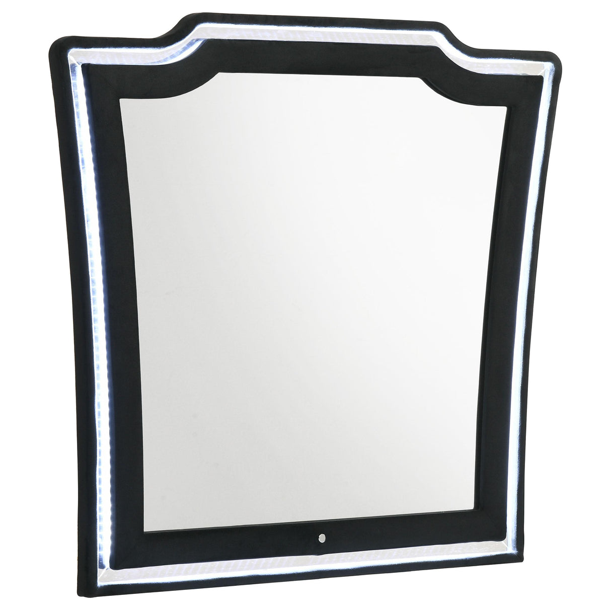  Coaster Furniture Lorient 223164 LED Dresser Mirror - Black IMAGE 4