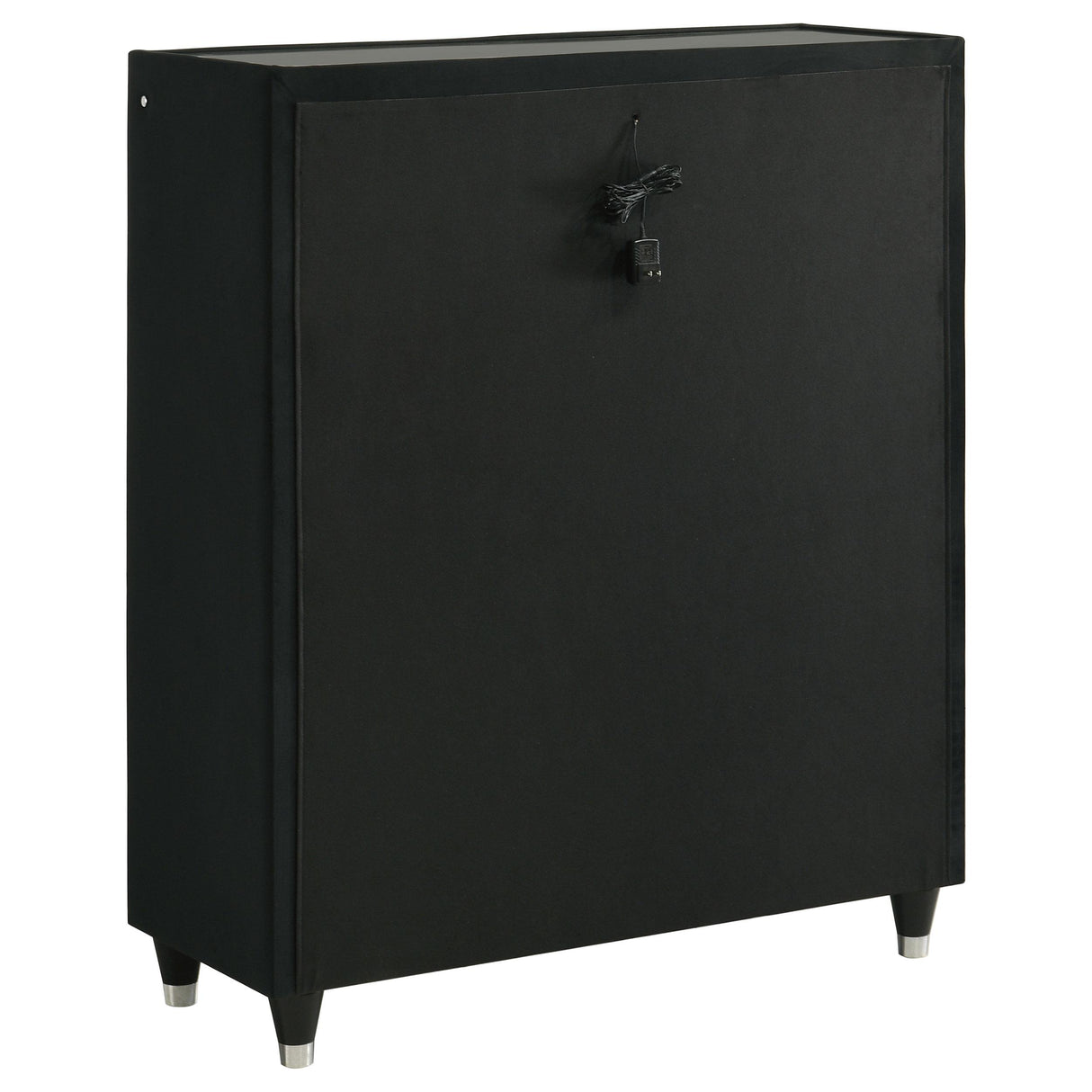  Coaster Furniture Lorient 223165 5-drawer LED Chest - Black IMAGE 2