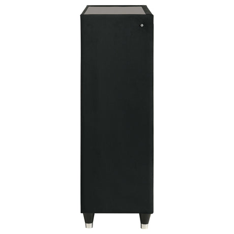  Coaster Furniture Lorient 223165 5-drawer LED Chest - Black IMAGE 9