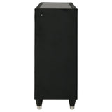  Coaster Furniture Ravenne 223193 8-drawer Velvet Upholstered LED Dresser Cabinet - Black IMAGE 13