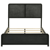  Coaster Furniture Cavelle 223661F 51-inch Upholstered Full Panel Bed - Black IMAGE 10