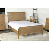  Coaster Furniture Arini 224300KW Rattan California King Panel Bed - Sand Wash/Natural IMAGE 3