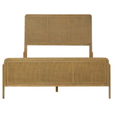  Coaster Furniture Arini 224300KW Rattan California King Panel Bed - Sand Wash/Natural IMAGE 7