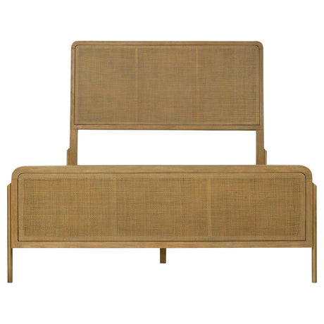  Coaster Furniture Arini 224300KW Rattan California King Panel Bed - Sand Wash/Natural IMAGE 7
