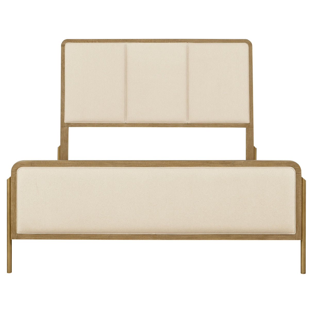  Coaster Furniture Arini 224301QCRM 56-inch Queen Panel Bed - Cream/Sand Wash IMAGE 6