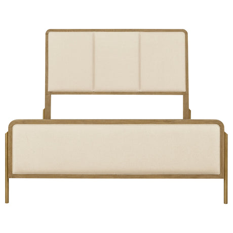  Coaster Furniture Arini 224301QCRM 56-inch Queen Panel Bed - Cream/Sand Wash IMAGE 6