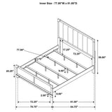  Coaster Furniture Gran 224930KE Park 59-inch Eastern King Panel Bed - Dark Cocoa IMAGE 8