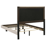  Coaster Furniture Trenton 225061F 54-inch Wood Full Panel Bed - Rustic Cream IMAGE 2