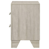  Coaster Furniture Trenton 225062 2-drawer Nightstand Bedside Table - Rustic Cream IMAGE 3