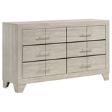  Coaster Furniture Trenton 225063 6-drawer Bedroom Dresser - Rustic Cream IMAGE 1