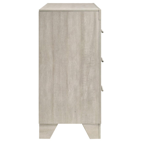  Coaster Furniture Trenton 225063 6-drawer Bedroom Dresser - Rustic Cream IMAGE 2