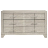 Coaster Furniture Trenton 225063 6-drawer Bedroom Dresser - Rustic Cream IMAGE 7