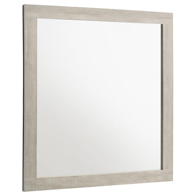  Coaster Furniture Trenton 225064 Dresser Mirror - Rustic Cream IMAGE 1
