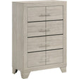  Coaster Furniture Trenton 225065 4-drawer Bedroom Chest - Rustic Cream IMAGE 1