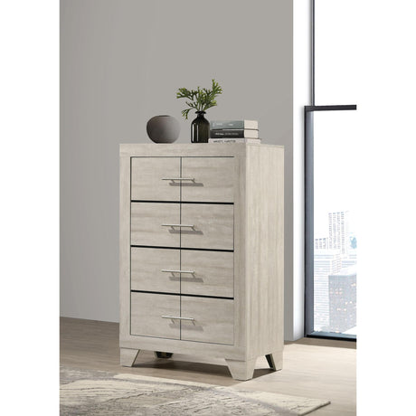  Coaster Furniture Trenton 225065 4-drawer Bedroom Chest - Rustic Cream IMAGE 2