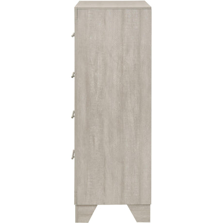  Coaster Furniture Trenton 225065 4-drawer Bedroom Chest - Rustic Cream IMAGE 5