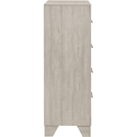  Coaster Furniture Trenton 225065 4-drawer Bedroom Chest - Rustic Cream IMAGE 9