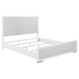  Coaster Furniture Gracemont 225071KE 57-inch Eastern King Panel Bed - Grey/White IMAGE 1