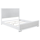  Coaster Furniture Gracemont 225071KE 57-inch Eastern King Panel Bed - Grey/White IMAGE 1