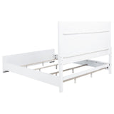  Coaster Furniture Gracemont 225071KW 57-inch California King Panel Bed - Grey/White IMAGE 3