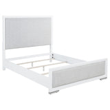  Coaster Furniture Gracemont 225071Q 57-inch Queen Panel Bed - Grey/White IMAGE 1