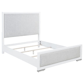  Coaster Furniture Gracemont 225071Q 57-inch Queen Panel Bed - Grey/White IMAGE 1