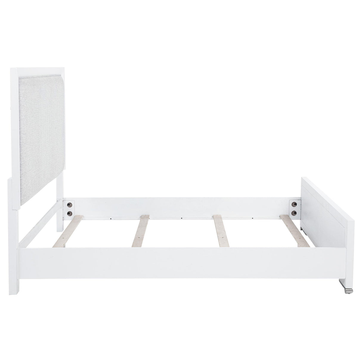 Coaster Furniture Gracemont 225071Q 57-inch Queen Panel Bed - Grey/White IMAGE 4