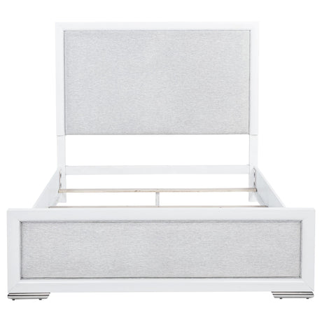  Coaster Furniture Gracemont 225071Q 57-inch Queen Panel Bed - Grey/White IMAGE 7
