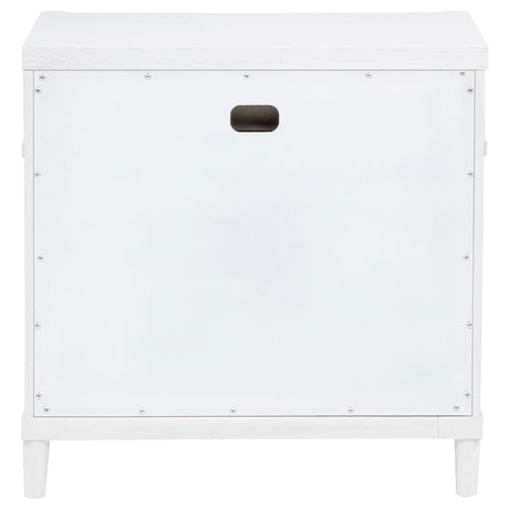 Coaster Furniture Gracemont 225072 3-drawer Bedroom Nightstand Bedside Table - White IMAGE 5