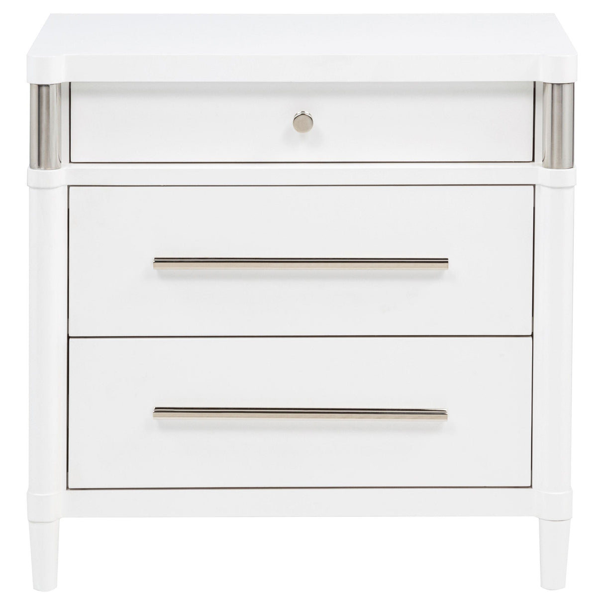  Coaster Furniture Gracemont 225072 3-drawer Bedroom Nightstand Bedside Table - White IMAGE 7