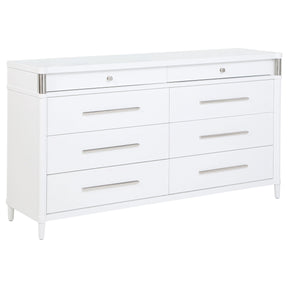  Coaster Furniture Gracemont 225073 8-drawer Bedroom Dresser Cabinet - White IMAGE 1