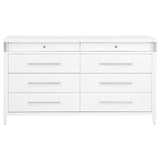  Coaster Furniture Gracemont 225073 8-drawer Bedroom Dresser Cabinet - White IMAGE 8