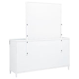  Coaster Furniture Gracemont 225073M 8-drawer Bedroom Dresser with Mirror - White IMAGE 2