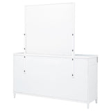  Coaster Furniture Gracemont 225073M 8-drawer Bedroom Dresser with Mirror - White IMAGE 7