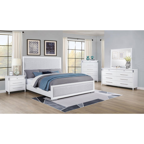  Coaster Furniture Gracemont 225074 Dresser Mirror - White IMAGE 4