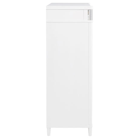  Coaster Furniture Gracemont 225075 5-drawer Bedroom Chest - White IMAGE 10